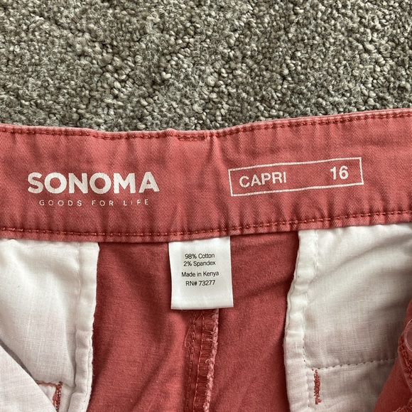 Sonoma Capri Pants w/ Pockets - Picture 8 of 9